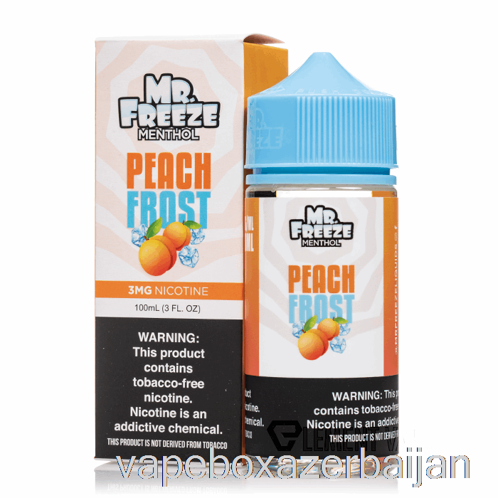 Vape Box Azerbaijan Peach Frost - Mr Freeze - 100mL 6mg